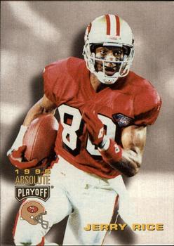 1995 Playoff Absolute #100 Jerry Rice Front