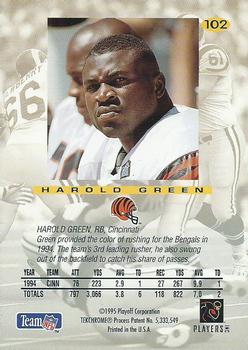 1995 Playoff Absolute #102 Harold Green Back