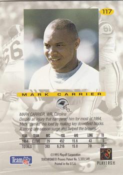 1995 Playoff Absolute #117 Mark Carrier Back