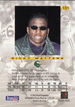 1995 Playoff Absolute #131 Ricky Watters Back