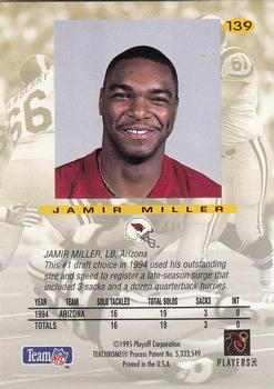 1995 Playoff Absolute #139 Jamir Miller Back