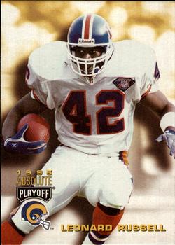 1995 Playoff Absolute #167 Leonard Russell Front