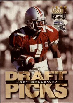 1995 Playoff Absolute #187 Joey Galloway Front