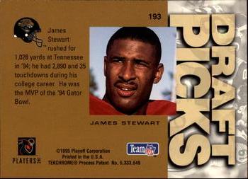 1995 Playoff Absolute #193 James Stewart Back