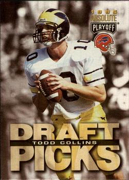 1995 Playoff Absolute #196 Todd Collins Front