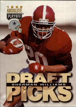 1995 Playoff Absolute #197 Sherman Williams Front