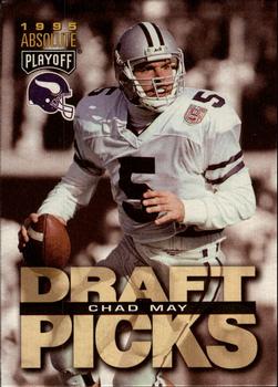 1995 Playoff Absolute #200 Chad May Front