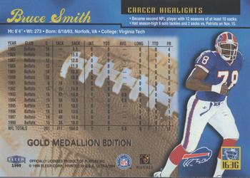 1999 Ultra - Gold Medallion #163G Bruce Smith Back