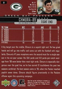 1999 Upper Deck - UD Exclusives Silver #81 Mark Chmura Back