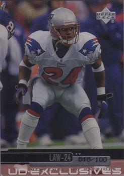 1999 Upper Deck - UD Exclusives Silver #126 Ty Law Front