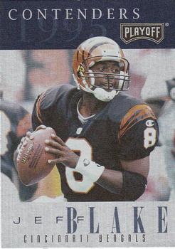1995 Playoff Contenders #2 Jeff Blake Front