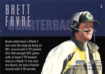 1995 Playoff Contenders #4 Brett Favre Back