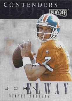 1995 Playoff Contenders #7 John Elway Front