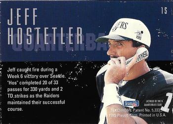 1995 Playoff Contenders #15 Jeff Hostetler Back