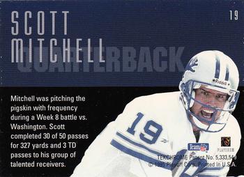 1995 Playoff Contenders #19 Scott Mitchell Back