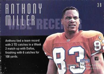 1995 Playoff Contenders #38 Anthony Miller Back
