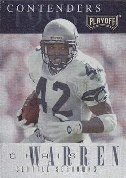 1995 Playoff Contenders #41 Chris Warren Front