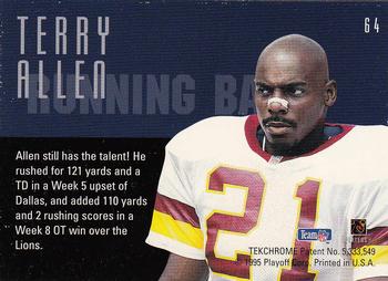 1995 Playoff Contenders #64 Terry Allen Back