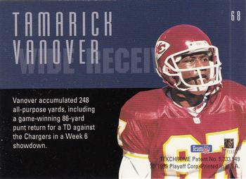 1995 Playoff Contenders #68 Tamarick Vanover Back