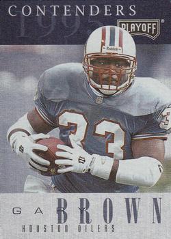 1995 Playoff Contenders #74 Gary Brown Front