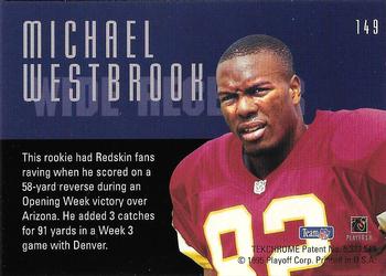 1995 Playoff Contenders #149 Michael Westbrook Back