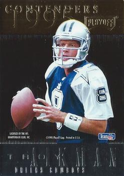 1995 Playoff Contenders - Back to Back #1 Dan Marino / Troy Aikman Front