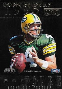 1995 Playoff Contenders - Back to Back #3 Brett Favre / John Elway Front