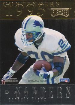 1995 Playoff Contenders - Back to Back #5 Barry Sanders / Errict Rhett Front