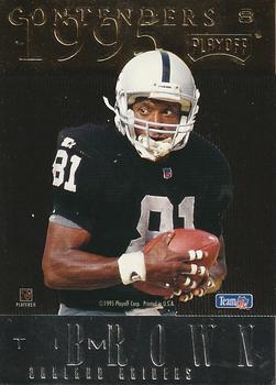1995 Playoff Contenders - Back to Back #8 Michael Irvin / Tim Brown Back