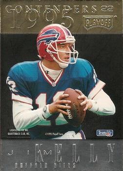 1995 Playoff Contenders - Back to Back #22 Jim Kelly / Warren Moon Front