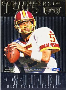 1995 Playoff Contenders - Back to Back #24 Heath Shuler / Trent Dilfer Back