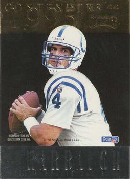 1995 Playoff Contenders - Back to Back #44 Jim Harbaugh / Elvis Grbac Back