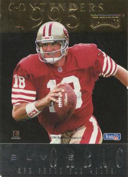 1995 Playoff Contenders - Back to Back #44 Jim Harbaugh / Elvis Grbac Front