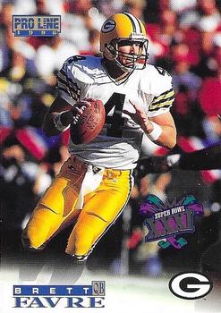 1996 Pro Line Super Bowl XXXI Brett Favre #6 Brett Favre Front