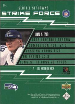 1999 Upper Deck - Strike Force #SF14 Jon Kitna Back