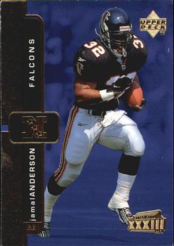 1999 Upper Deck Super Bowl XXXIII #1 Jamal Anderson Front