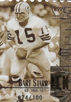 1999 Upper Deck Century Legends - Century Collection #41 Bart Starr Front