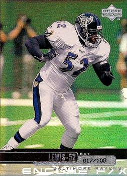 1999 Upper Deck Encore - F/X #15 Ray Lewis Front