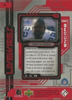 1999 Upper Deck Encore - Live Wires #L3 Emmitt Smith Back