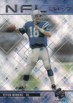 1999 Upper Deck HoloGrFX - NFL 24/7 #N4 Peyton Manning Front
