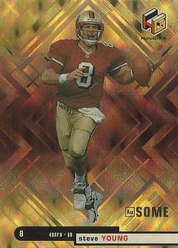 1999 Upper Deck HoloGrFX - AuSome #AU50 Steve Young Front
