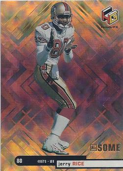 1999 Upper Deck HoloGrFX - AuSome #AU51 Jerry Rice Front