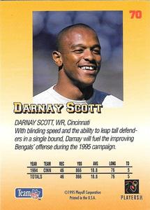 1995 Playoff Prime - Minis #70 Darnay Scott Back
