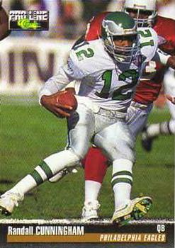 1995 Pro Line #142 Randall Cunningham Front
