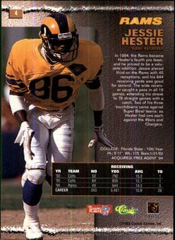 1995 Pro Line #4 Jessie Hester Back