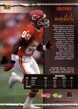 1995 Pro Line #7 J.J. Birden Back