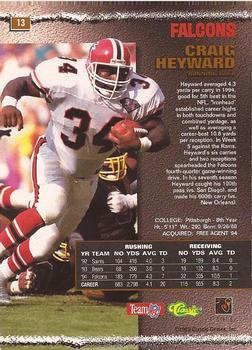 1995 Pro Line #13 Craig Heyward Back