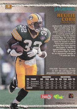 1995 Pro Line #31 Reggie Cobb Back