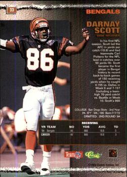 1995 Pro Line #33 Darnay Scott Back