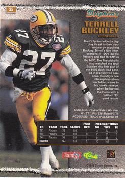 1995 Pro Line #35 Terrell Buckley Back